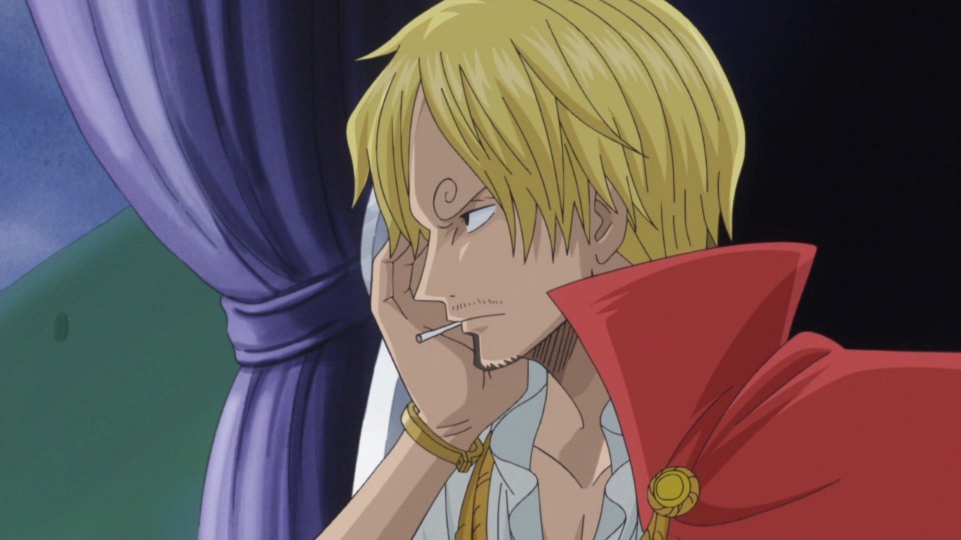 Sanji as seen in the anime (Image via Toei Animation)